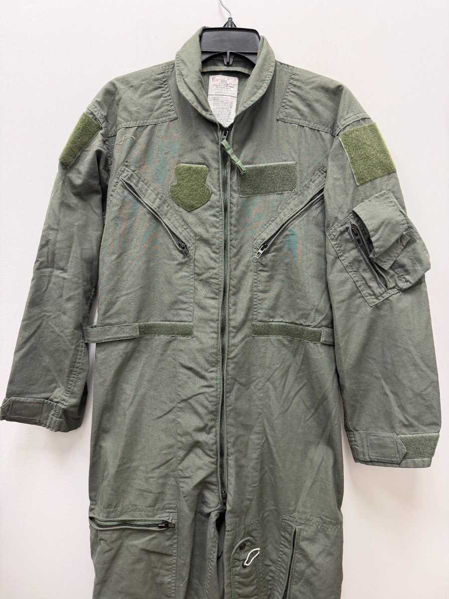 GENUINE US AIR FORCE GREEN NOMEX FIRE RESISTANT FLIGHT SUIT CWU-27