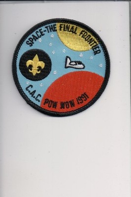 1991 CAC Pow Wow Space The Final Frontier patch