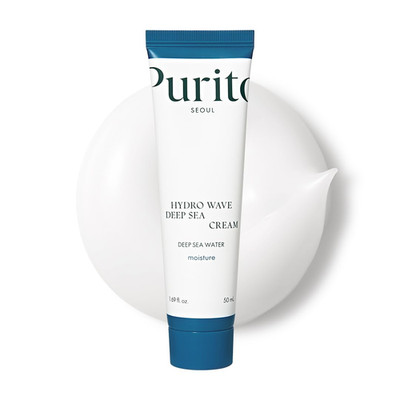 PURITO Deep Sea Cream, Hydration, Lightweight, for All Skin Types, Daily Face Mo