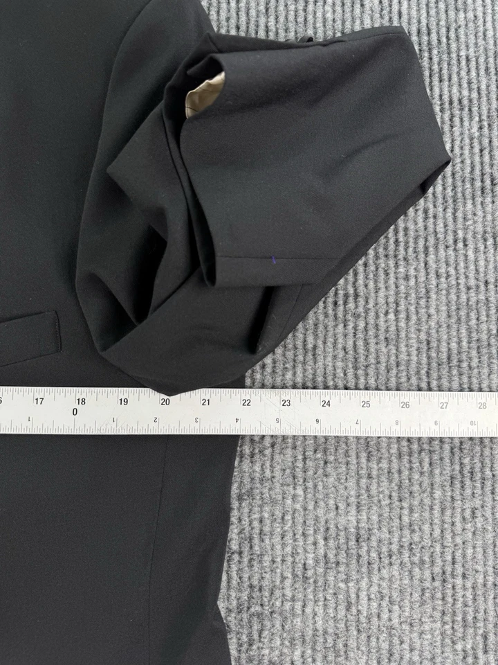 Chaqueta Esmoquin Christian Dior De Colección 44 R Negra Lana Formal Lujo Diseñador EE. UU. Foto 2 de 4