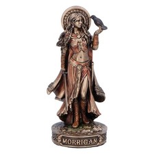 Nemesis Now MORRIGAN And Crow Irish War Goddess Mini Pagan Altar Figurine 8.2cm
