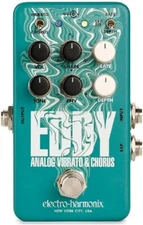 EHX Electro-Harmonix Eddy Analog Vibrato Effects Pedal