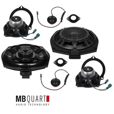 MB Quart   QMB200C 420 Watt 3-Wege-Set Subwoofer Lautsprecher BMW E- & F-Modelle