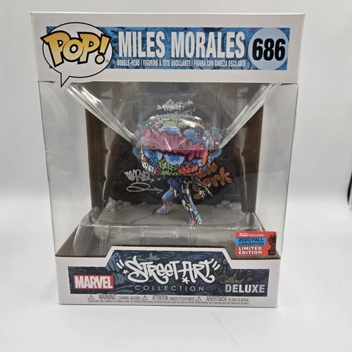 Funko Pop! Deluxe: Marvel - Miles Morales #686 Street Art LE Convention Exc