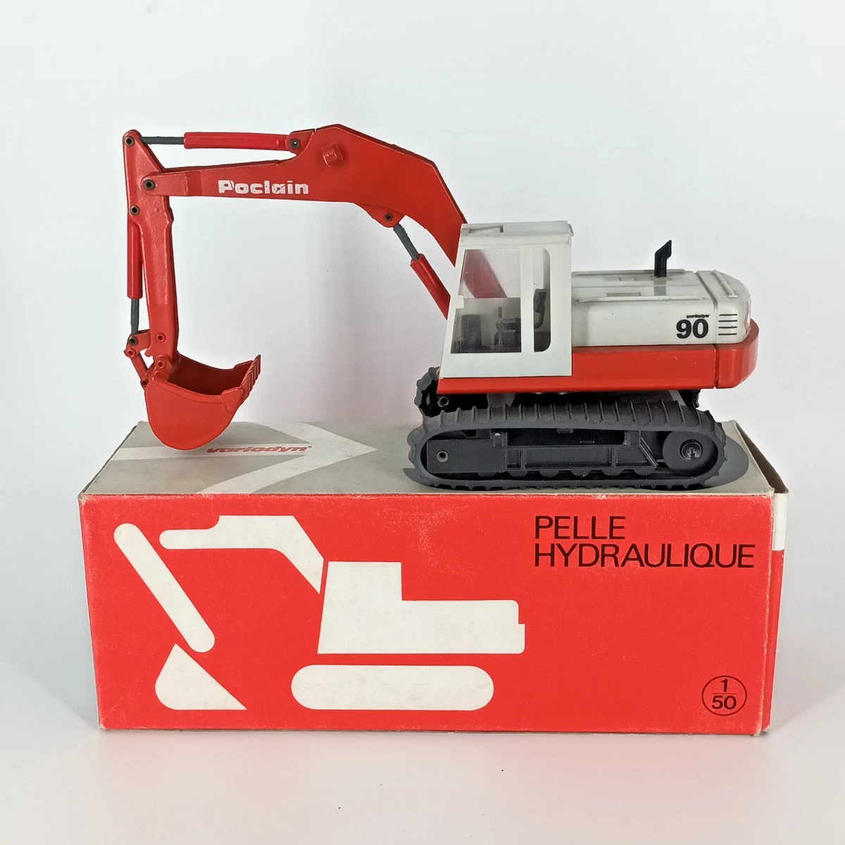 Cavallino Construck Escavatore Giocattolo Con Ruote In Gomma, Transenne E Coni - 57 Cm, Colori Assortiti - 4