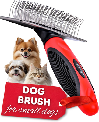 #ad Mini Brush for Dogs and Cats Coated Tips Massage Skin Long Pins Remove Mats $50.97