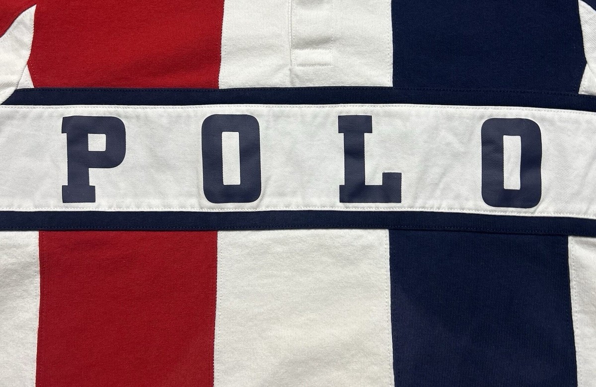 Polo Ralph Lauren Retro Colorblocked Chariots Stadium Rugby