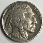 1936 United States Buffalo Nickel - Fine (F) KM#134 - BN36PF