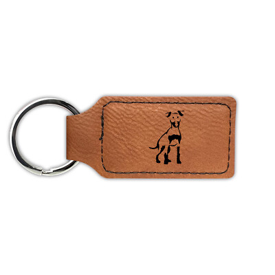 Got Miniature Pinscher Keychain Leatherette - Laser Engraved - min pin