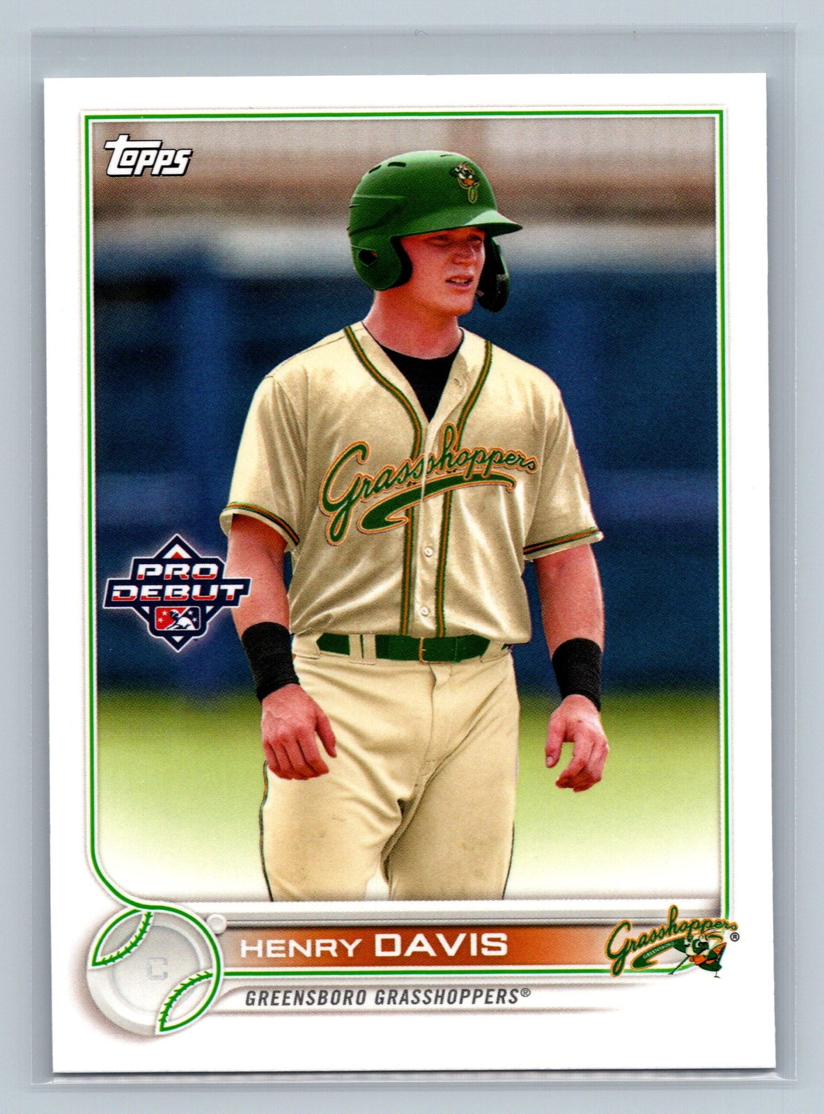 2022 Topps Pro Debut Henry Davis #PD-139 Pittsburgh Pirates