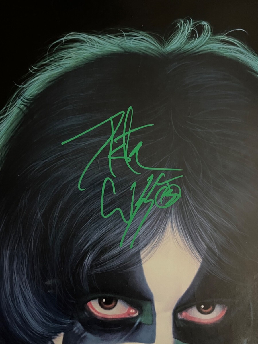 KISS Peter Criss Signed Autograph JSA Solo Aucoin Original Poster