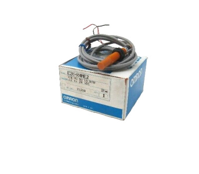 Omron E2K-X4ME2 Proximity Sensor, M12, 10-30Vdc, .16 In. Range, New