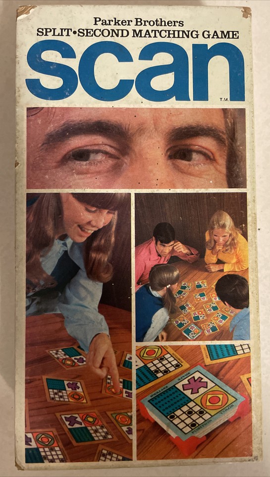 1970 SCAN Card Game - Split Second Matching Game - Complete! | eBay