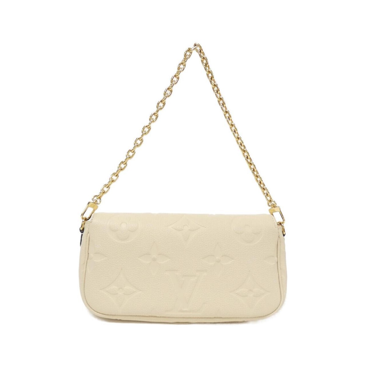 Authentic LOUIS VUITTON Monogram Amplant Wallet Chain Ivy M82210 