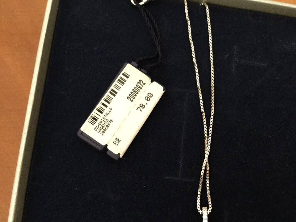 Collana In Argento Bliss Con Swaroski - Immagine 3 di 4