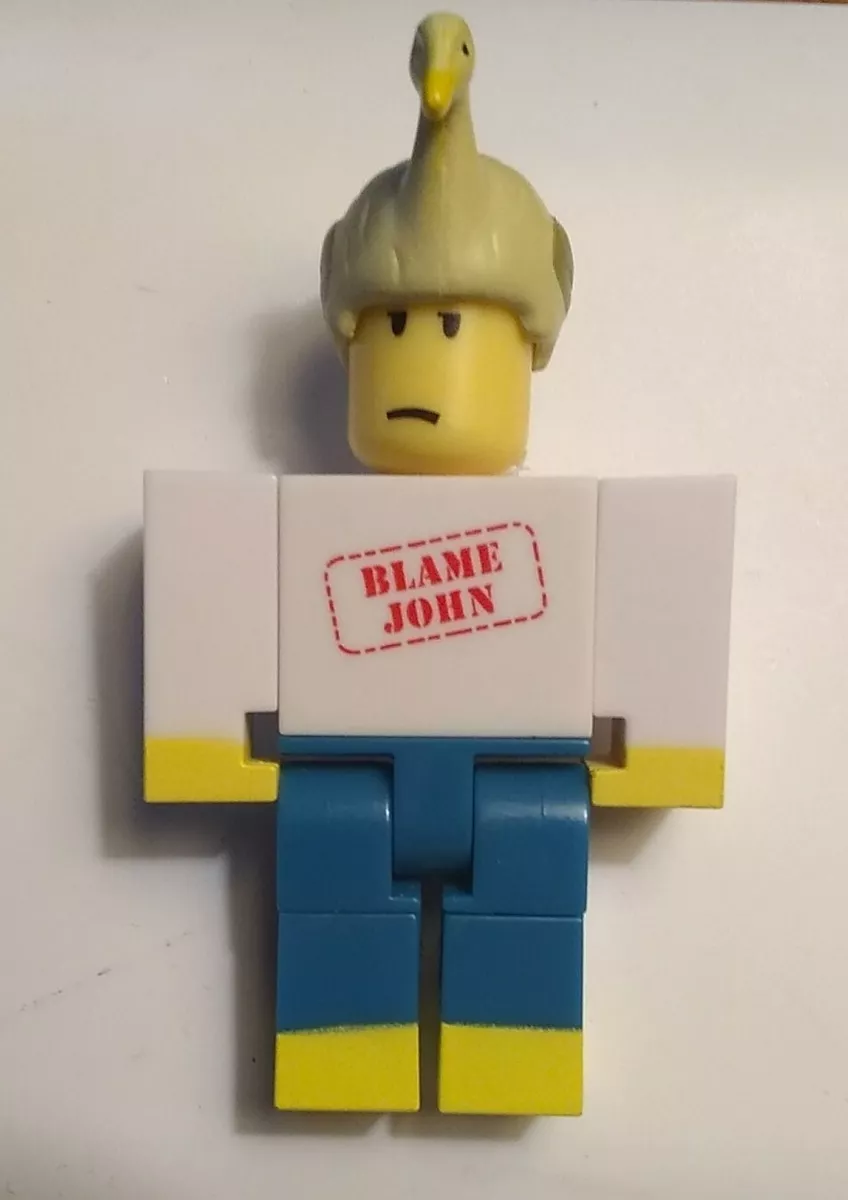 ROBLOX Series 1 Shedletsky Blame John Mini Figure With Bird (No Code) Used  - Figurines