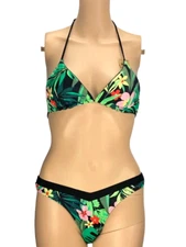 VICTORIAS SECRET PINK SWIM SUIT SET BIKINI TOP SMALL+ BIKINI BOTTOM MEDIUM NWT