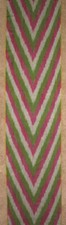 11 Yard HAND MADE UZBEK Natural 100 COTTON IKAT FABRIC 8970