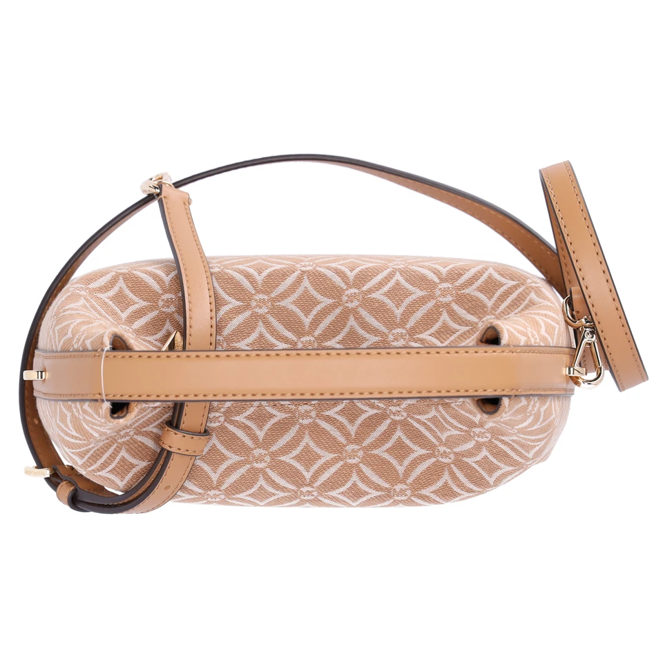Michael Kors Ember Small Shoulder Crossbody Bag MK Jacquard Deer Tan Multi - Image 4 of 4