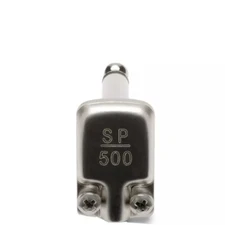 SquarePlug SP500 Compact Soldered Right Angle 1/4'' Plug, Matte Nickel