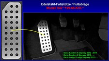 Fußstütze Fußablage Pedal Dacia Sandero Lodgy Stepway