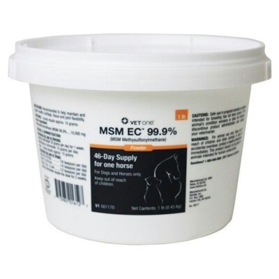 MSM Equine Joint Support Powder 99.9% - 2.5lb.