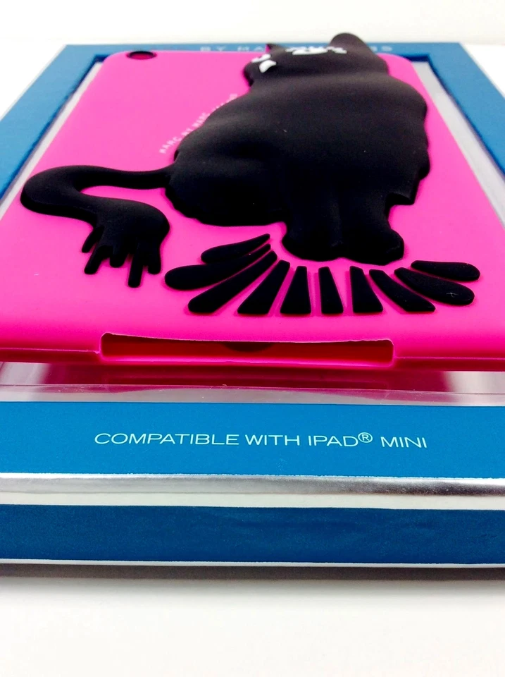 Marc Jacobs Electronic Tablet Sleeve For Ipad Mini Hot Pink With Black Cat.NWT. - Image 4 of 4