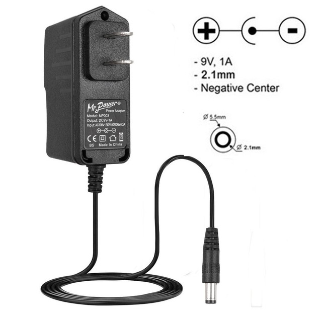 9V1A Power Supply Adapter for TC Electronic Flashback 2 Delay Ditto