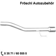 für Opel Astra J Caravan 1,4 Turbo Endrohr Rohr Auspuff Auspuffanlage Chrom a*