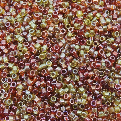 DB990 Miyuki Delica Seed Beads Size 11/0 Sparkling Lnd Cranberry Harvst 7GM Tube