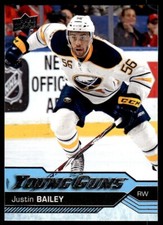 2016-17 Upper Deck Young Guns Justin Bailey Rookie Buffalo Sabres #246 R147