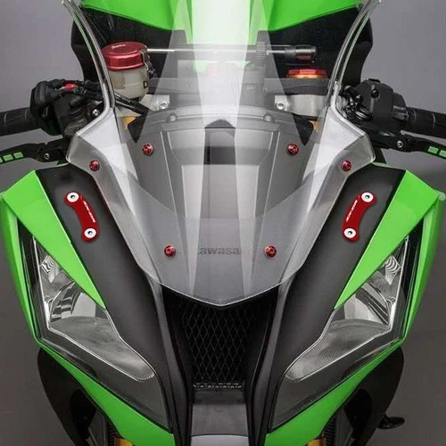 For ZX-6R ZX-10R 2019-2023 Windscreen Rear Mirror Hole Cover Driven Mirror Cap - Picture 16 of 18