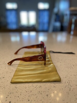 Gucci GG0178S 007 Oversize Clear Green Red Square Frame Women