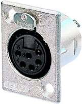 Neutrik NC6FP-1 6-pin XLRF Panel Connector