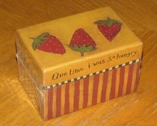 Dan Di Paolo Art - Strawberry Jelly Sandwich - Lang August Moon Recipe Card Box
