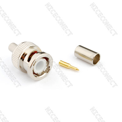 Connettore BNC Maschio A Crimpare X Cavi 5mm - Foto 6