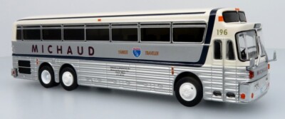 1969 Eagle Model 05 Coach: Michaud Bus Lines 1:87 (HO) Diecast Model Bus