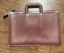Vintage Hazel America  s Case Maker Leather Business Portfolio Document Briefcase