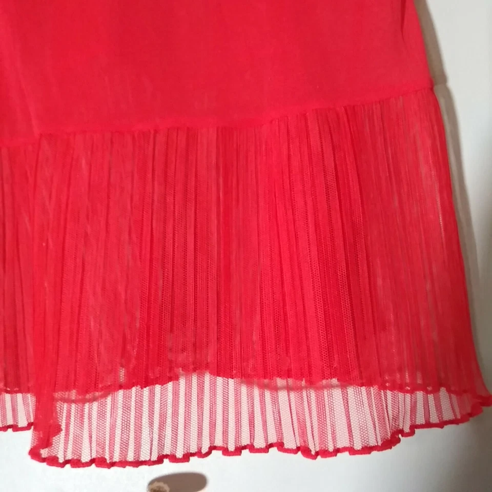 Shirley of Hollywood Pequeño Babydoll Lencería Corazón Cuarto Taza Vestido Sexy Malla Foto 2 de 4