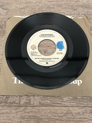 Rock 45 RPM 7'' Van Morrison - Checkin' It Out / Wavelength On Warner Bros. Mint