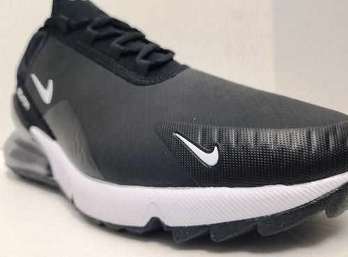 Mens Nike Size 10 Air Max 270 Golf Black White Shoes Spikeless Cleats CK6483-001 - Picture 5 of 11