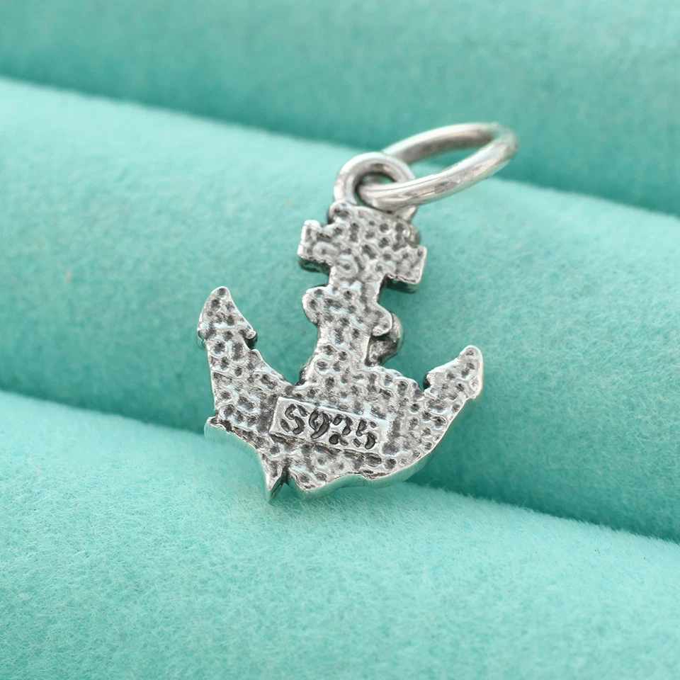 Якорь подвеска подвеска серебро 925 пробы морская звезда раковина морской моряк капитан - Изображение 4 из 4