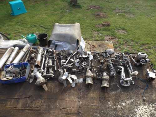 vintage old large seagull out board motor parts spares - Picture 8 of 12