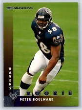 1997 Donruss Peter Boulware Rookie Baltimore Ravens RC #197