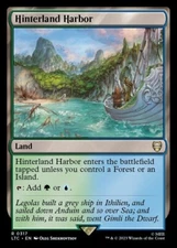 Hinterland Harbor 0317 Non Foil Rare LOTR Commander MTG Near Mint