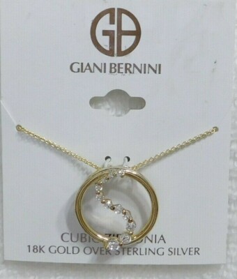 Necklace Giani Bernini 18k Gold Over Sterling Silver 18k Gold