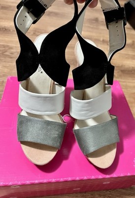 Shoedazzle Women s Shannan Pink multi Colored Platform Heel Size 8.5 US
