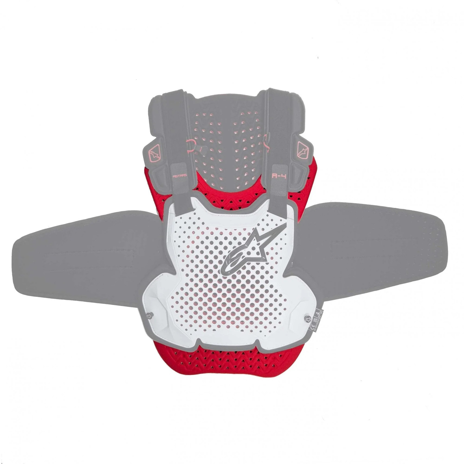 Alpinestars (Spares) Armour - Nucleon A-4 Plasma Roost Coverage Extension Kit (R