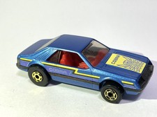Custom Made  Vintage 1979 Hot Wheels Turbo Mustang Cobra Rare Blue