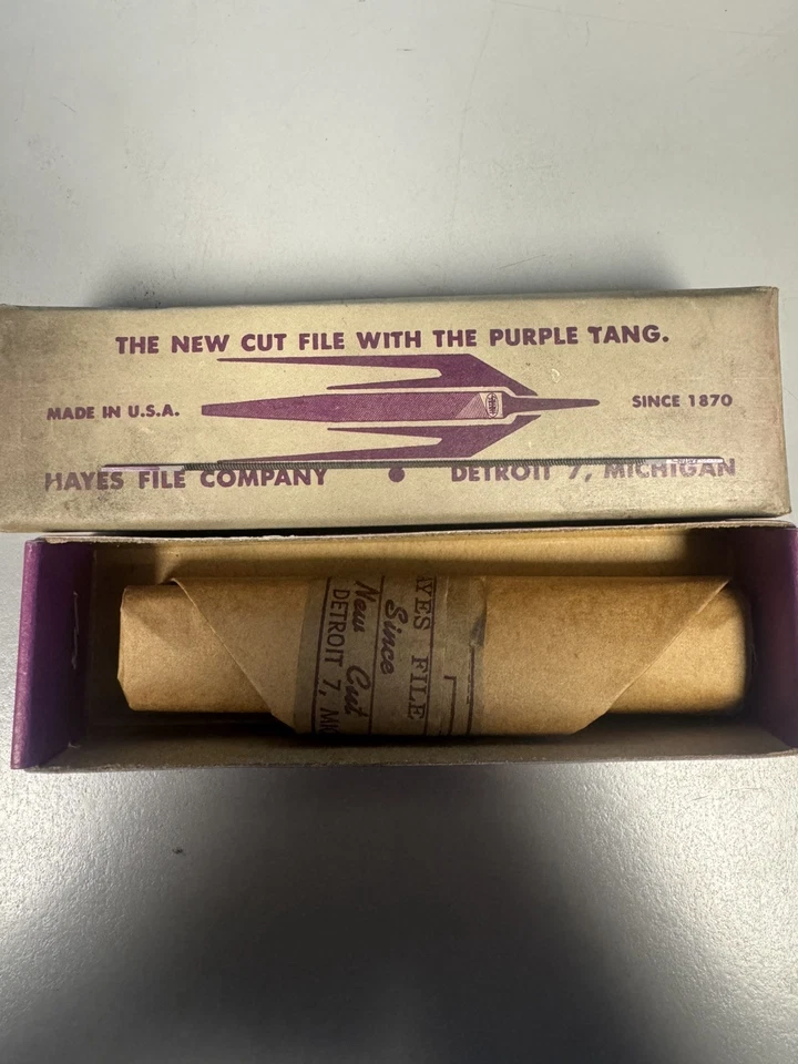 *Vintage* Hayes File Co Tension Type No. Nº de corte 17 1 docena Foto 2 de 2